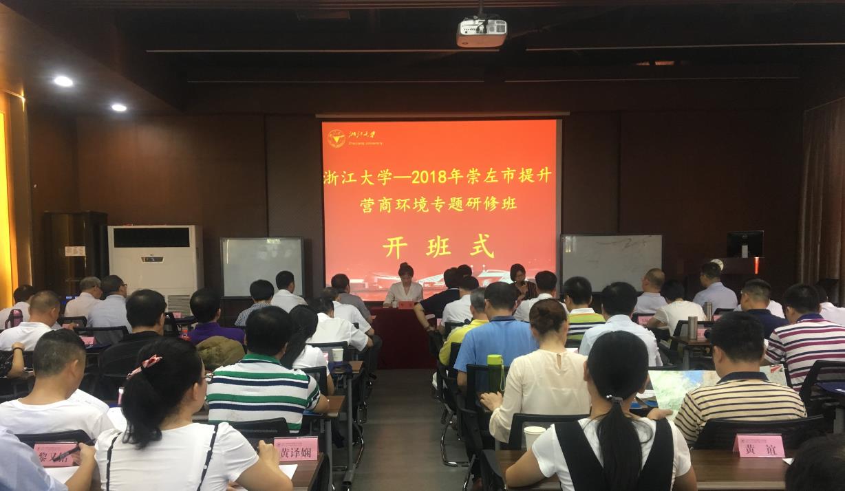 崇左市提升营商环境专题培训班